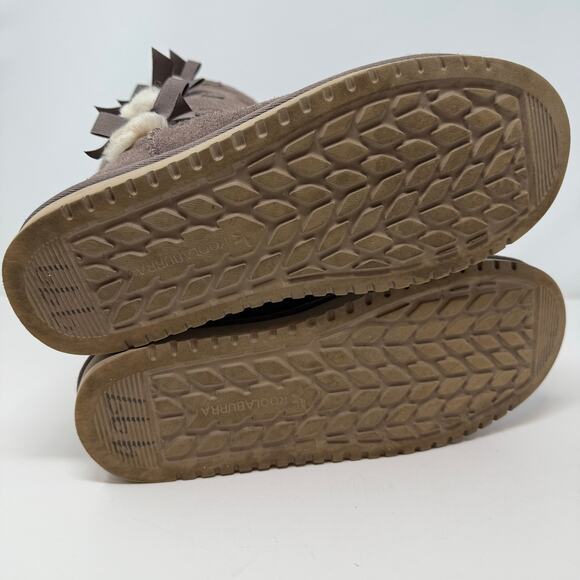 Koolaburra by Ugg Boots Women's 10 Brown Victoria Tall Boots Ribbon Bows EUC - Picture 9 of 11